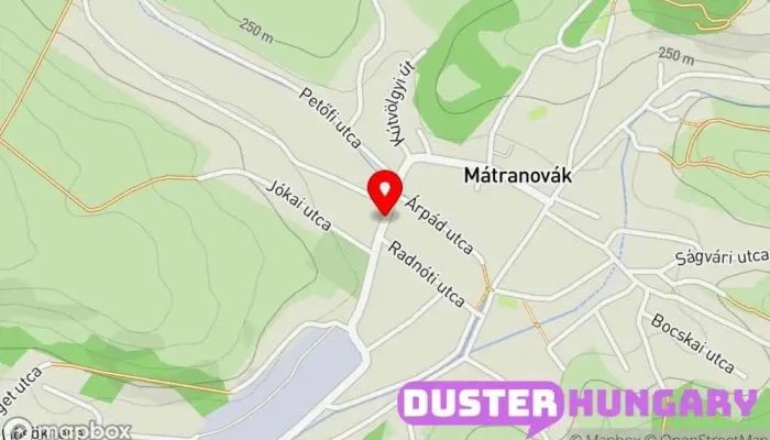 térkép Mátranovák, Bányatelep Buszmegálló ban Mátranovák