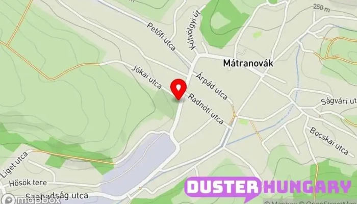 térkép Mátranovák, Bányatelep Vasútállomás ban Mátranovák