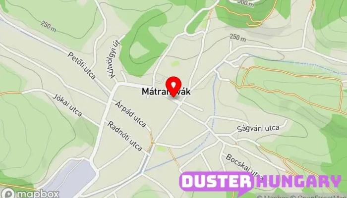 térkép Mátranovák, Faluközpont Buszmegálló ban Mátranovák