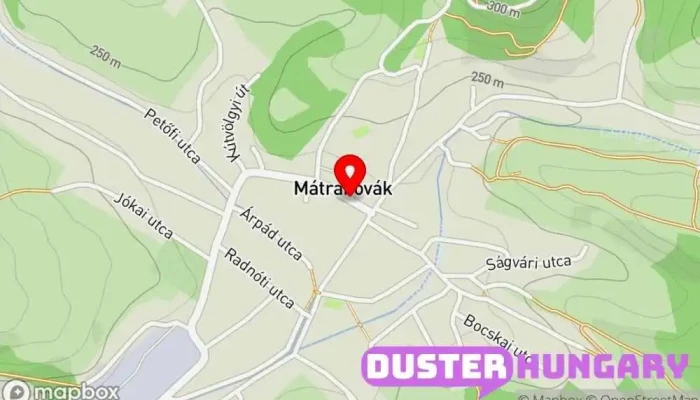 térkép Mátranovák, Faluközpont Buszmegálló ban Mátranovák