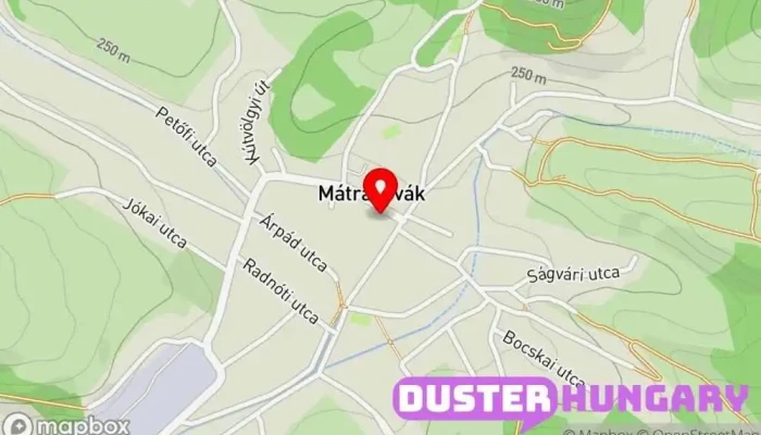 térkép Mátranovák, faluközpont Vasútállomás ban Mátranovák