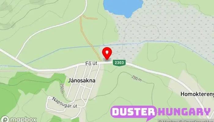 térkép Mátraterenye (Jánosakna) Buszmegálló ban Mátraterenye