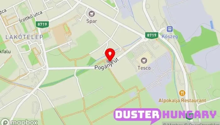 térkép Maxi-car autószerviz Autószerelő ban Kőszeg