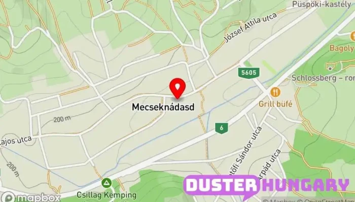 térkép Mecseknádasd  ban Mecseknádasd