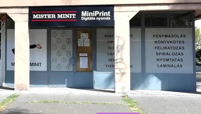 Mister Minit Franchise - Miskolc