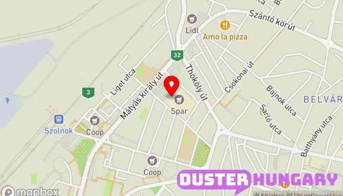 térkép Mister Minit Franchise Kulcsmásolás, Cipőjavítás, Gumibélyegzők boltja, Élezés ban Szolnok