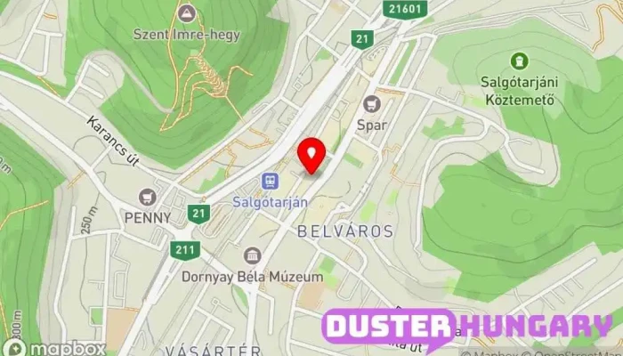 térkép Mister Minit Salgótarján Cipőjavítás, Órajavítás, Ajándékbolt, Kulcsmásolás ban Salgótarján