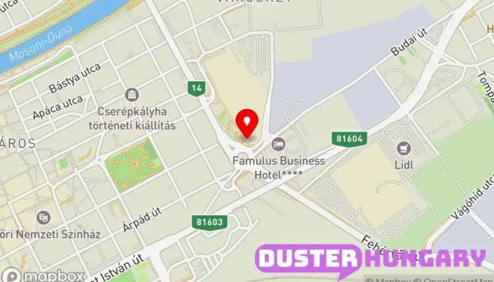 térkép Mister Minit Cipőjavítás, Kulcsmásolás, Gumibélyegzők boltja, Élezés ban Győr