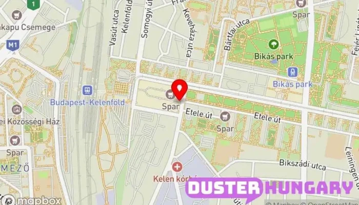 térkép Mister Minit Cipőjavítás, Kulcsmásolás, Gumibélyegzők boltja, Élezés ban Budapest