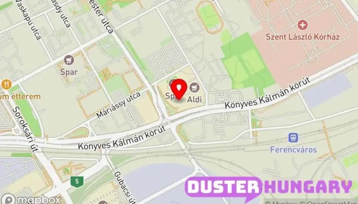 térkép Mister Minit Cipőjavítás, Kulcsmásolás, Gumibélyegzők boltja, Élezés ban Budapest