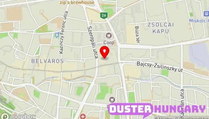 térkép Mister Minit Cipőjavítás, Kulcsmásolás, Gumibélyegzők boltja, Élezés ban Miskolc