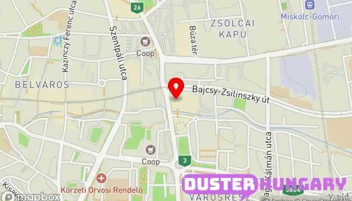 térkép Mister Minit Cipőjavítás, Kulcsmásolás, Gumibélyegzők boltja, Élezés ban Miskolc