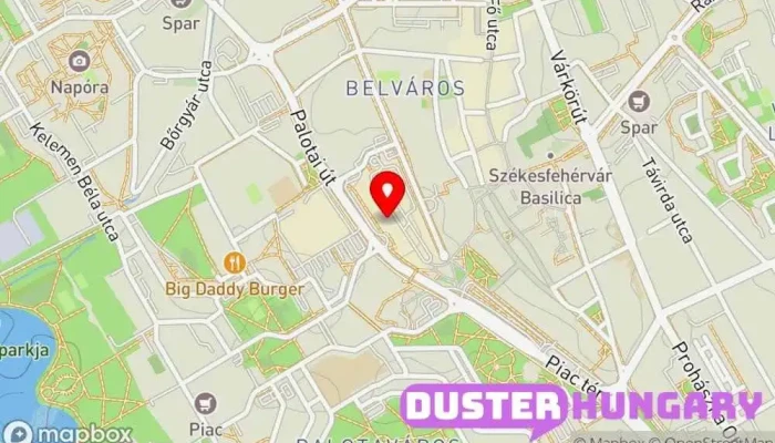 térkép Mister Minit Cipőjavítás, Kulcsmásolás, Gumibélyegzők boltja, Élezés ban Székesfehérvár