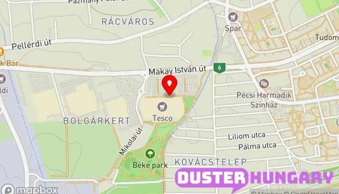 térkép Mister Minit Cipőjavítás, Kulcsmásolás, Gumibélyegzők boltja, Élezés ban Pécs