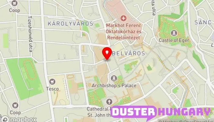 térkép MJ Szervíz - Gravírozás Eger - Kulcsmásoló Egerben Ékszergravírozó, Cipőjavítás, Kulcsmásolás, Élezés ban Eger