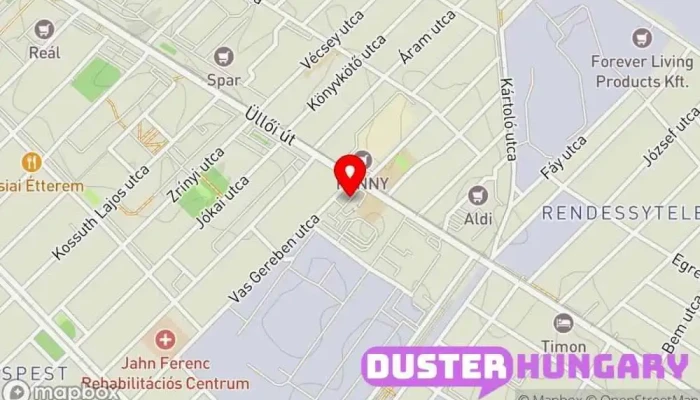 térkép MOL Benzinkút ban Budapest