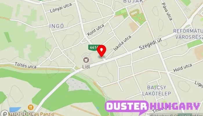 térkép Muszaki Kereskedes Geplakatos Mester  ban Makó