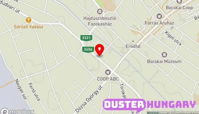 térkép Nagy Lajos Autójavító ban Hajdúszoboszló