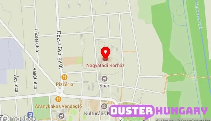térkép Nagyatádi Kórház Kórház ban Nagyatád