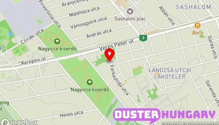 térkép Nagyiccei Szerkezetlakatos, Egyéni Vállalkozó Építőipari vállalkozás ban Budapest