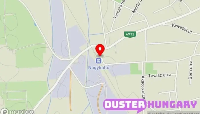 térkép Nagykálló Vasútállomás ban Nagykálló