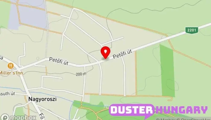 térkép Nagyoroszi, Petőfi út 45. Buszmegálló ban Nagyoroszi