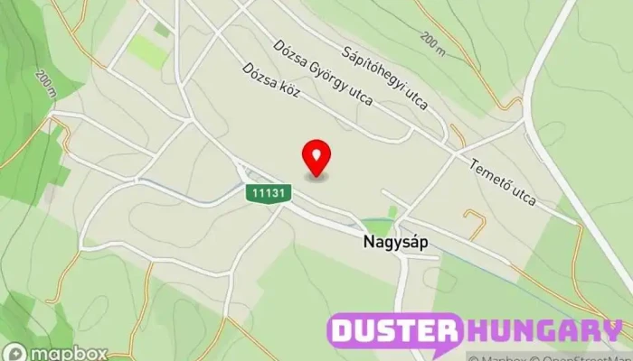 térkép Nagysáp  ban Nagysáp