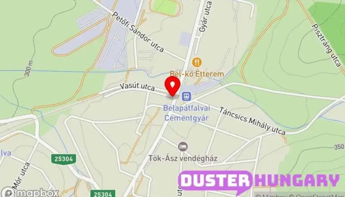 térkép Nemzeti Adó- és Vámhivatal Kormányzati hivatal ban Bélapátfalva