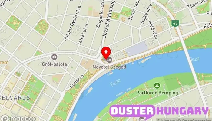 térkép Novodent Szeged Fogászati Centrum Fogászati központ ban Szeged