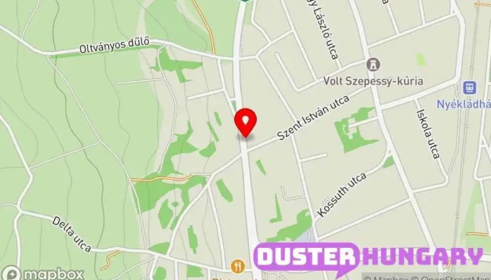 térkép Nyékládháza, Szemere utca 53. Buszmegálló ban Nyékládháza