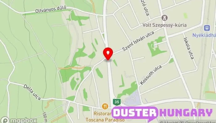 térkép Nyékládháza, Szemere utca 53. Buszmegálló ban Nyékládháza