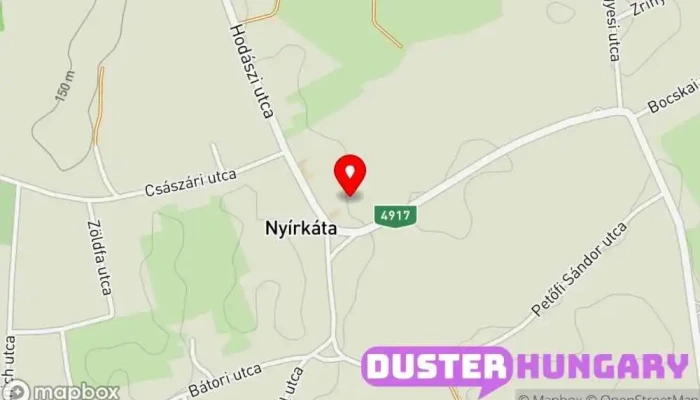térkép Nyírkáta  ban Nyírkáta