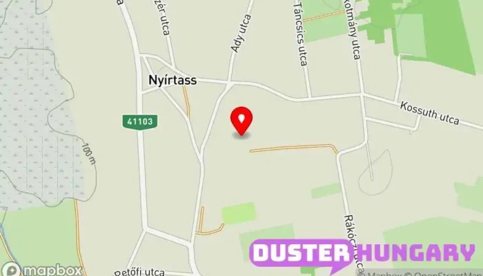 térkép Nyírtass  ban Nyírtass