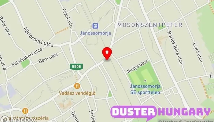 térkép Nyugat Takarék Takarékpénztár, Bank, Hiteltanácsadás ban Jánossomorja