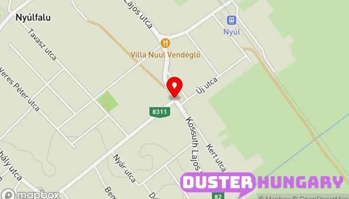 térkép Nyúl  ban Nyúl