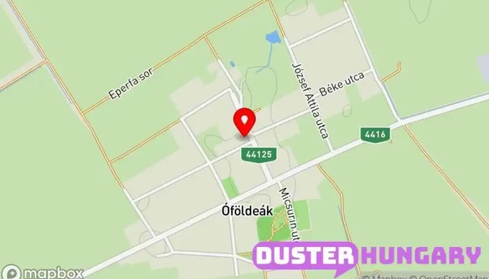 térkép Óföldeák  ban Óföldeák