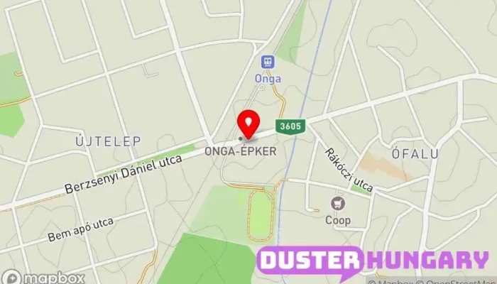 térkép Onga  ban Onga