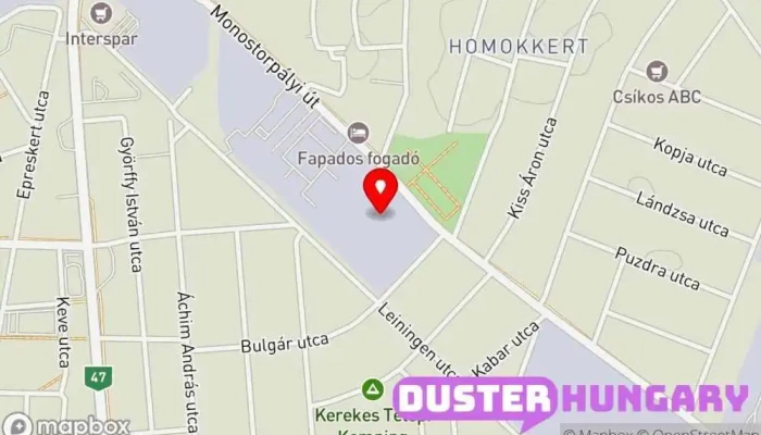 térkép Orosz és Társa Bt. Alumíniumszállító ban Debrecen