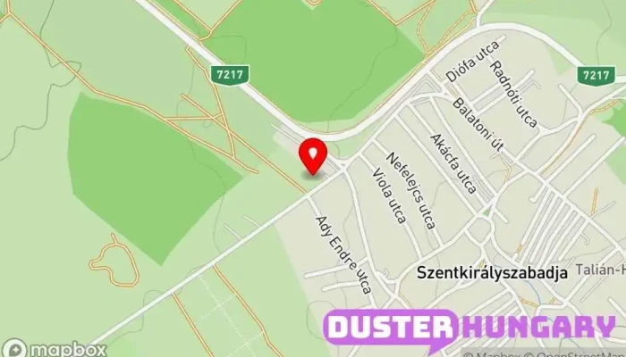 térkép Öveges és Társa Kft. Építőipari vállalkozás, Betonozó vállalkozó ban Szentkirályszabadja
