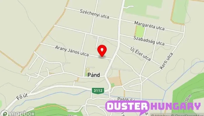 térkép Pánd  ban Pánd