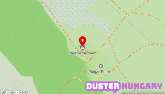 térkép Pásztormúzeum Múzeum ban Bugac