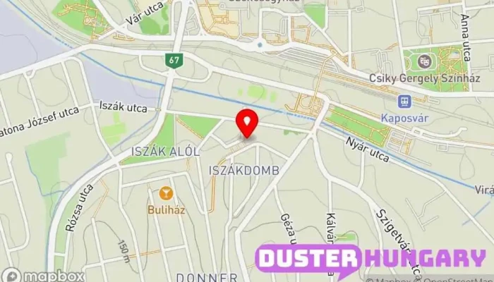 térkép Peternel Tibor Homokszórás ban Kaposvár
