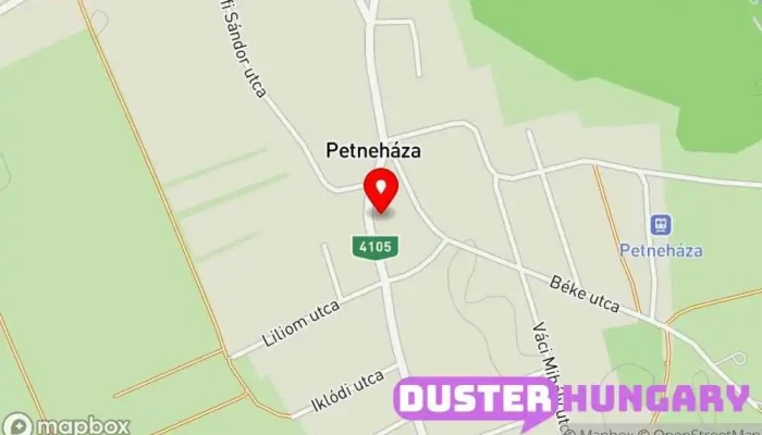 térkép Petneháza  ban Petneháza