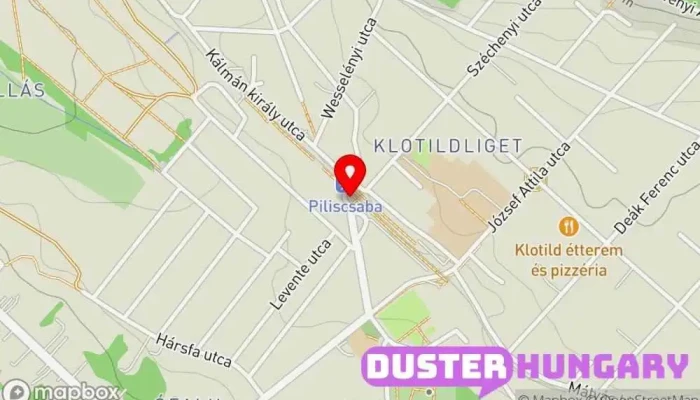 térkép Piliscsaba Vasútállomás ban Piliscsaba