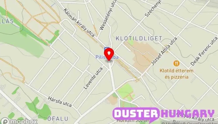 térkép Piliscsaba, vasútállomás Buszmegálló ban Piliscsaba