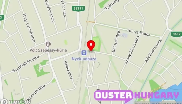 térkép Plósz és Társa Bt Vállalati telephely ban Nyékládháza