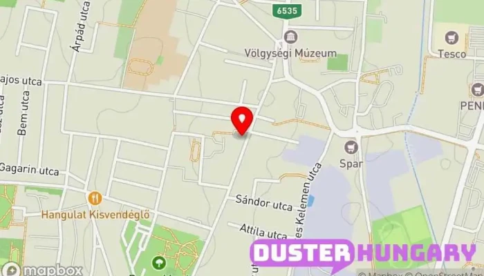 térkép Potápi Huba üvegezés, kulcsmásolás, élezés Üveges, Kulcsmásolás, Élezés ban Bonyhád