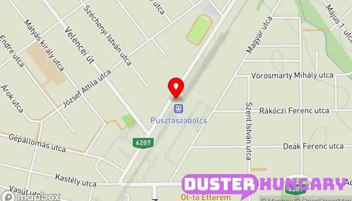 térkép Pusztaszabolcs Megálló, Buszmegálló, Vasútállomás ban Pusztaszabolcs