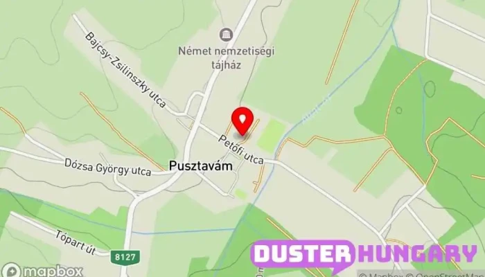 térkép Pusztavámi Torna Club (Pusztavámi TC) Futballklub ban Pusztavám
