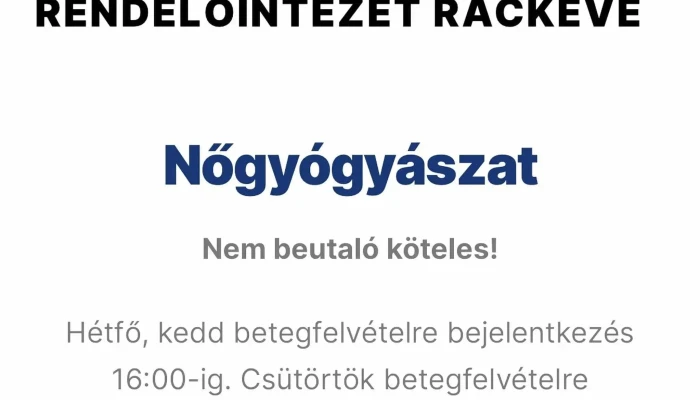 Rackeve Varos Szakorvosi Rendelointezet I Epulet Egeszsegugyi Kozpont - Ráckeve